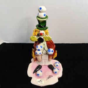 ZAMPIVA Vintage ceramic clown juggler